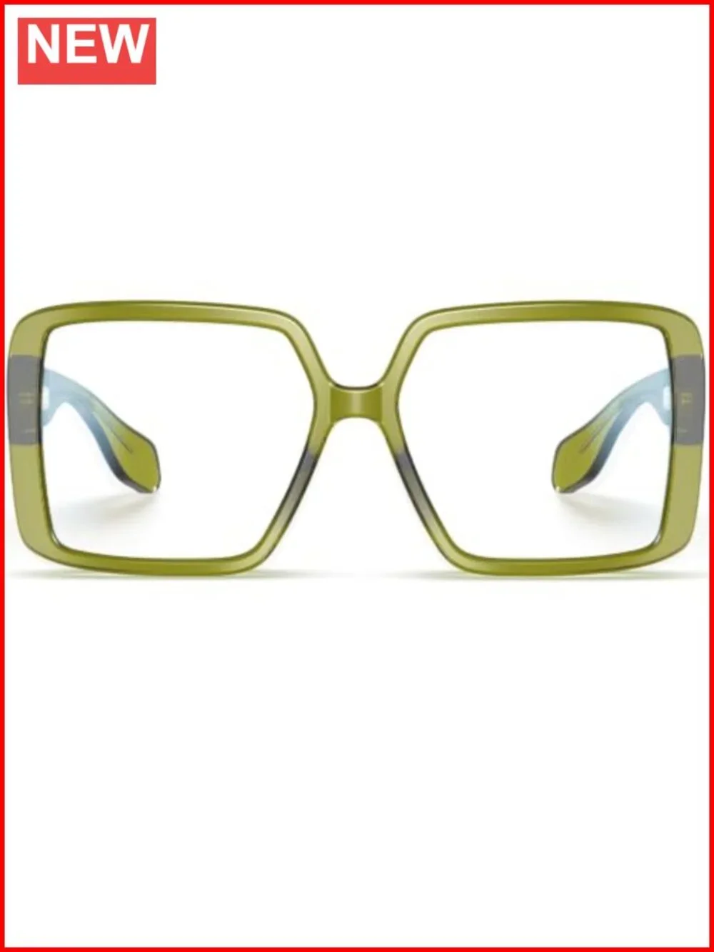 Oversized Chunky TR90 Blue Light Blocking Glasses for Women Harvard Style